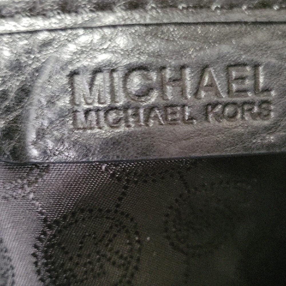 Michael Kors Large Black Leather Hobo Bag - Picture 9 of 15